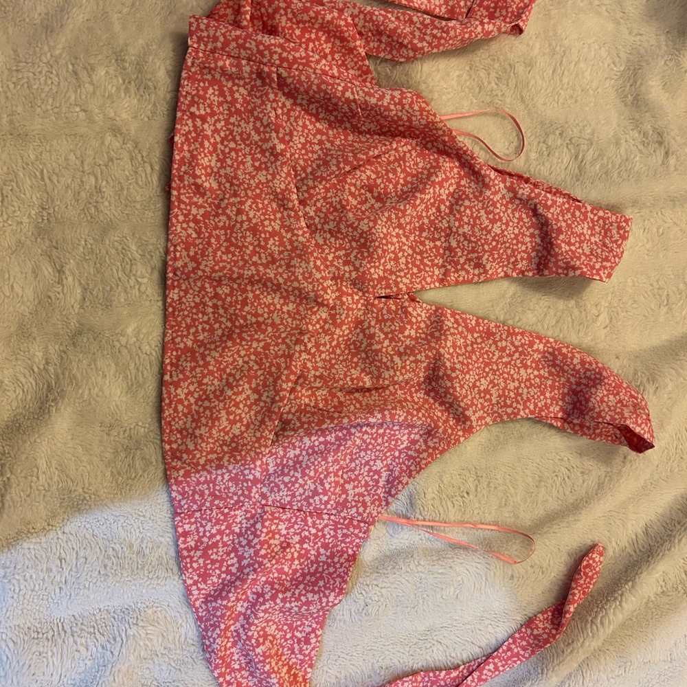 Abercrombie & Fitch Pink Floral Tank Top